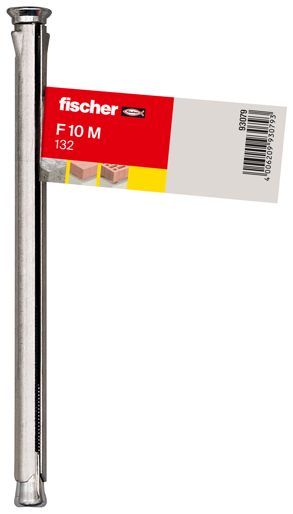 fischer Deutschland Vertriebs GmbH fischer Metallrahmendübel F 10 M 132 E Einzelpreisauszeichnung; mit Schraube 093079
