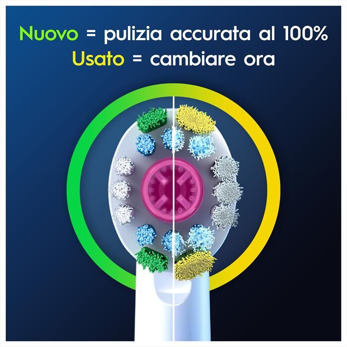 Oral-B Testine Pro 3d White. 3 Testine-bianco