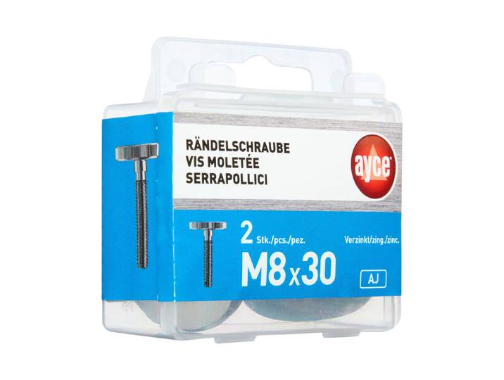 Ayce Rändelschraube M8