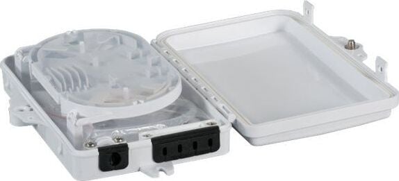 efbe Schott FTTH-box model FTTH-BOX-OUT-3 met LC/SC connectoren, grijs