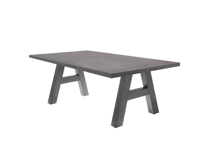 Table Leeton I 200 x 100cm Gris/Graphite