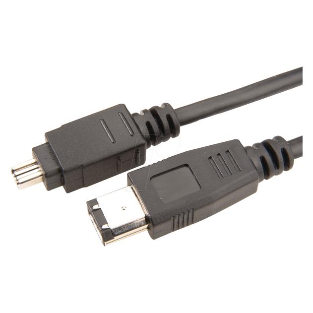 FireWire Kabel 6/4pol. 3m (3 m, FireWire) (77213)