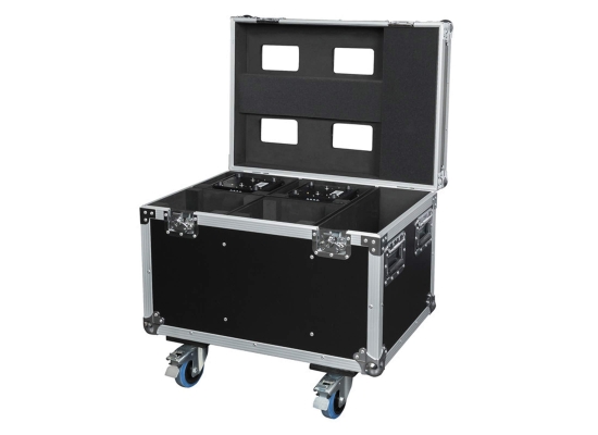 Case für 4x Showtec Shark Spot, schwarz