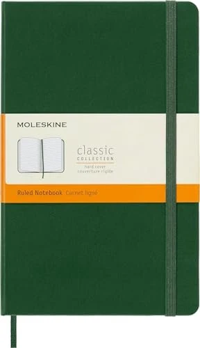 MOLESKINE L, fester Einband, liniert, grün