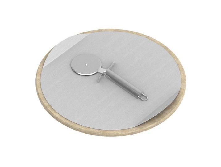 Pizzastein CAMPINGAZ Modular , braun, B:29cm T:29cm Ø:29cm, Aluminium, Schamottstein, Backbleche, Pizzastein
