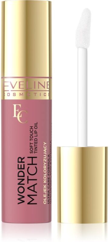 Eveline Cosmetics Wonder Match moisturising oil for lips shade 03 Strawberry Ice Cream 5 ml