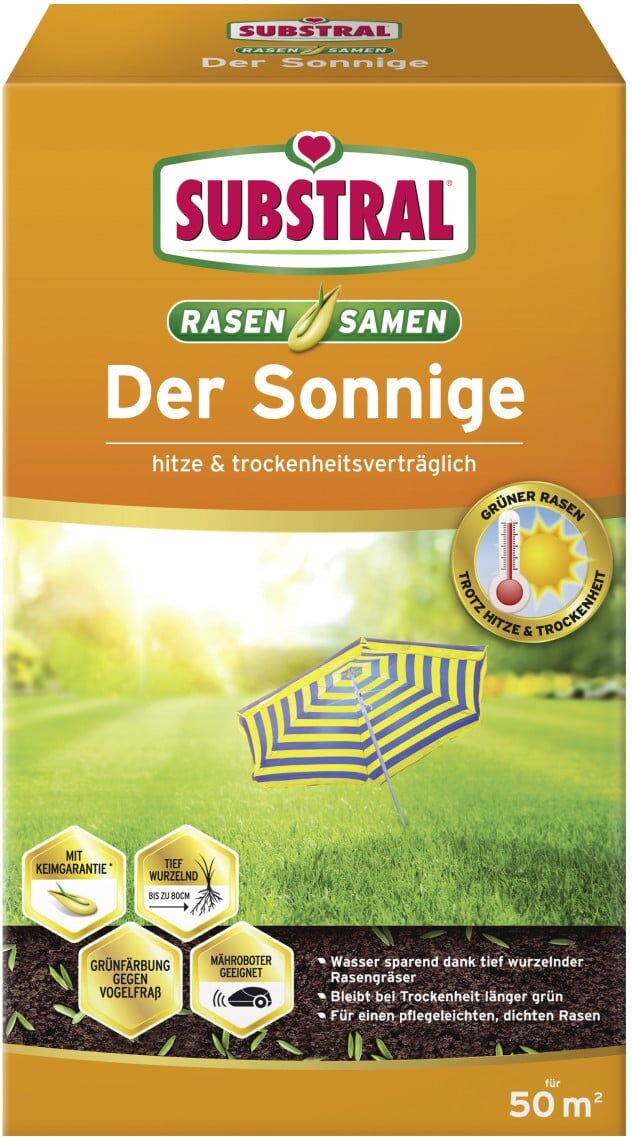 Substral Rasensamen Der Sonnige 1,125 kg für 50 m²