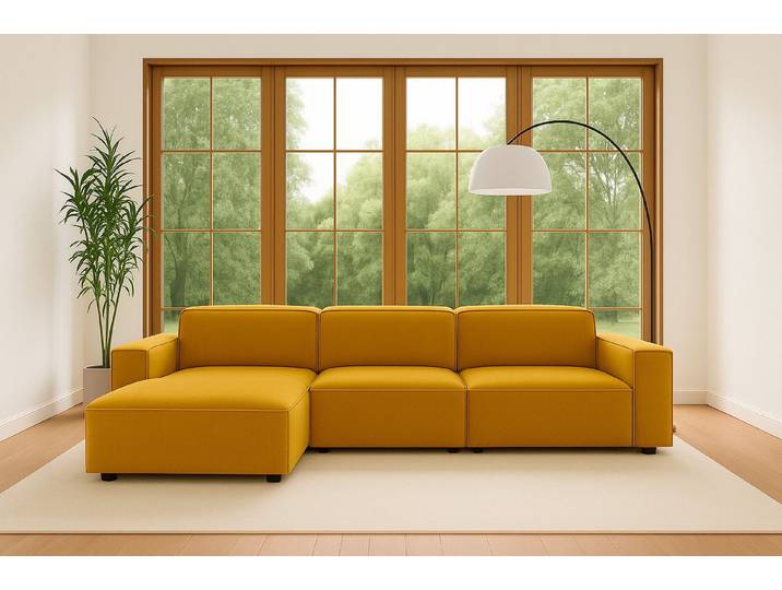 Kaiser Möbel Ecksofa Ecksofa Cursal L-Form – modular, modern, unvergleichlich bequem, Einzelsofa