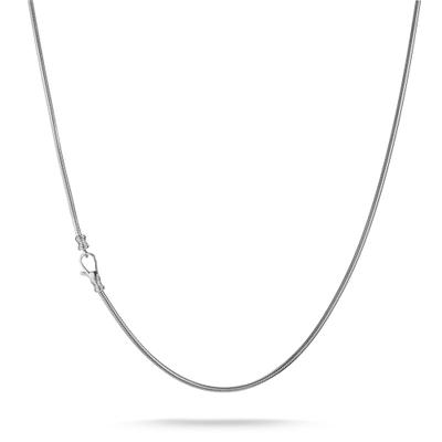 Kette ohne Anhänger THOMAS SABO "Rebel Steel Kette" Gr. 55, silber (silberfarben), Halsketten, Damen, 55, Edelstahl, B: 2mm, B:2mm