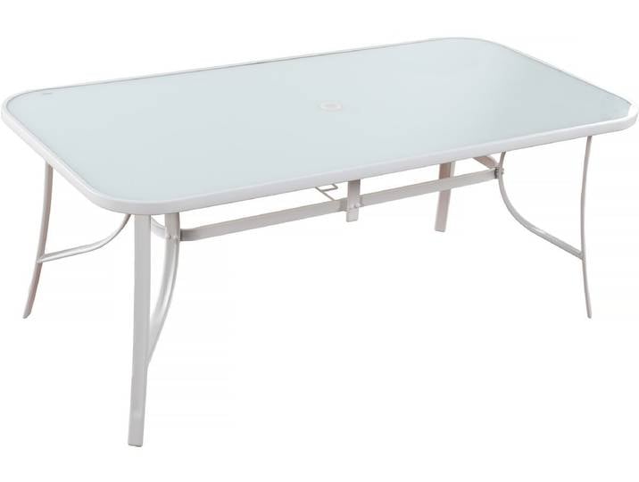 Table de jardin Cordoba - Phoenix - 8 places - Gris effet marbre