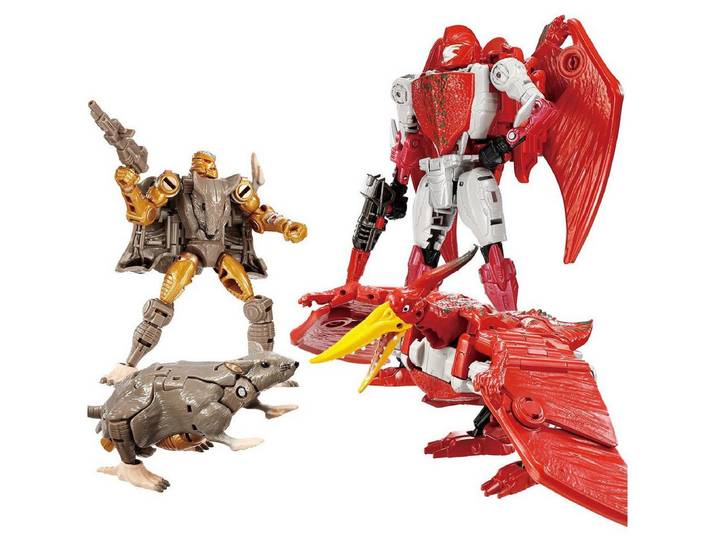 Hasbro Actionfigur Transformers Beast Wars BWVS-05 Rattrap vs. Terrorsaur Actionfiguren S