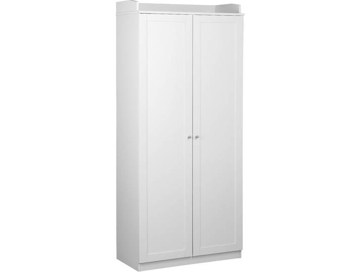 Aktenschrank GOODPRODUCT Aalborg , weiss (weiß), B:80cm H:180cm T:40cm, FSC-zertifizierter Holzwerkstoff, Schränke, Aktenschrank, 4 Fächer mit Ordnerhöhe, umrandete Ablagefläche, Höhe 180 cm