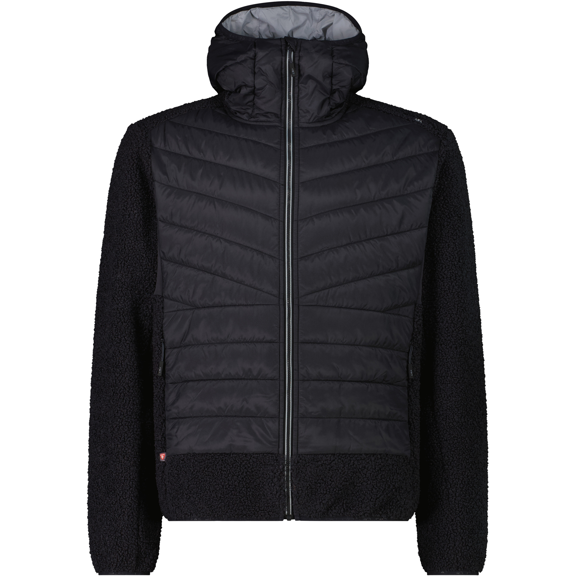 CMP Hybrid Herren Kunstfaserjacke schwarz Größe M Camping Elastisch