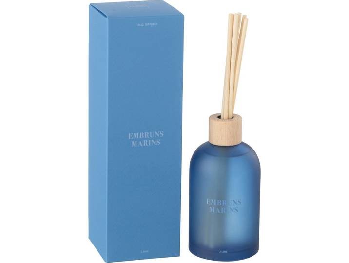 J-Line geurstokjes Accords Essentiels - Embruns Marins - blauw - 250 ml
