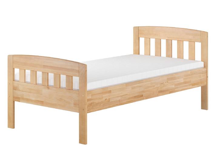 Einzelbett Echtholzbett Massivholzbett 90x200 cm Buche Natur