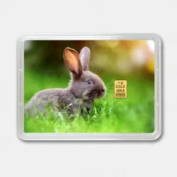 Goldbarren 1g "Ostern" (Flip)