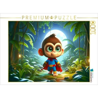 CALVENDO Puzzle Ein aufregendes Abenteuer unter den Baumwipfeln | 1000 Teile Lege-Größe 64x48cm Foto-Puzzle für glückliche Stunden