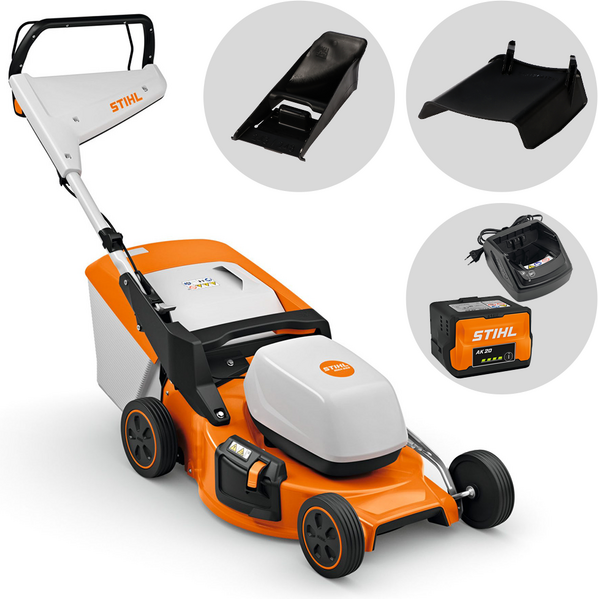 STIHL RMA 253 - Tagliaerba con batteria AK 20 - 36V 4Ah - Taglio 51 cm