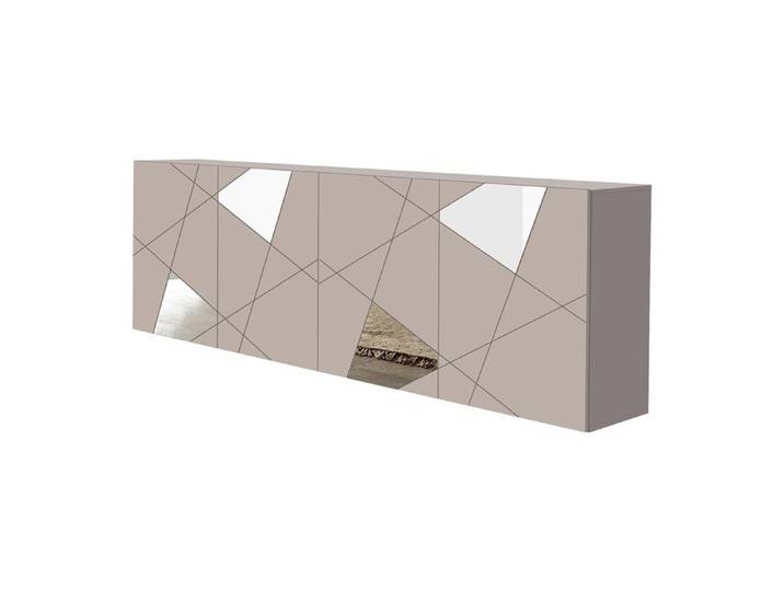 Buffet avec 4 portes - Beige - CANTIANO