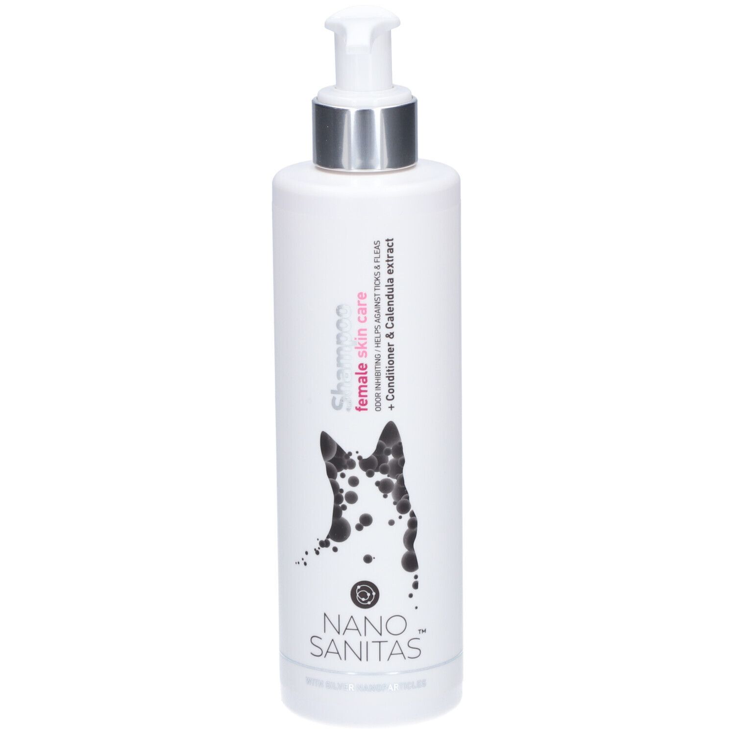 Nanosanitas Female Skin Care Silver Shampoo Dogs 250 ml