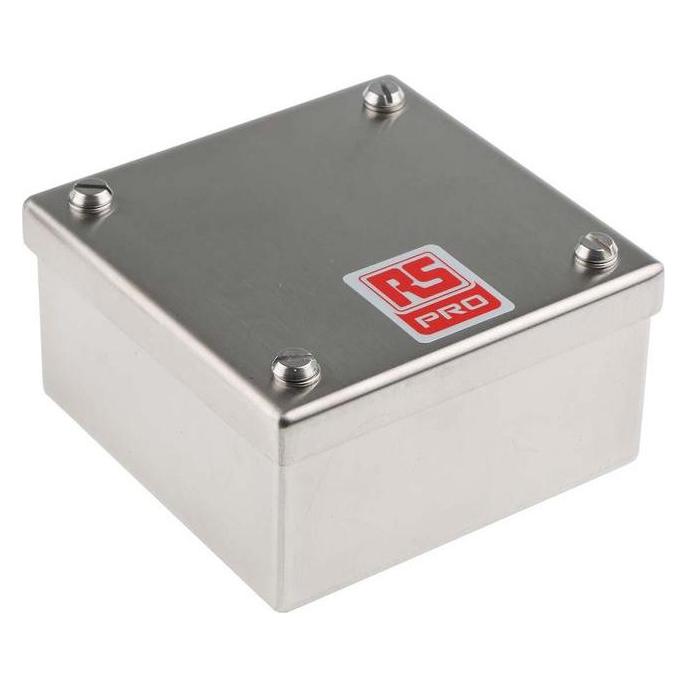 RS PRO Stainless Stl adaptable box 100x100x50 (1219691)