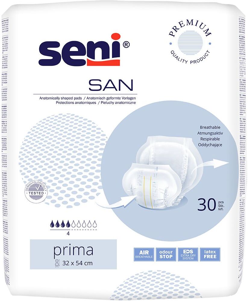 Seni San Inkontinenzvorlage prima 30 St Beutel
