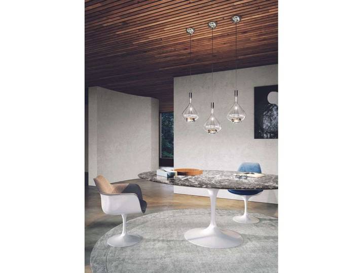 Sky-Fall SO Pendelleuchte Large Clear Glass - Lodes - Wohnzimmer
