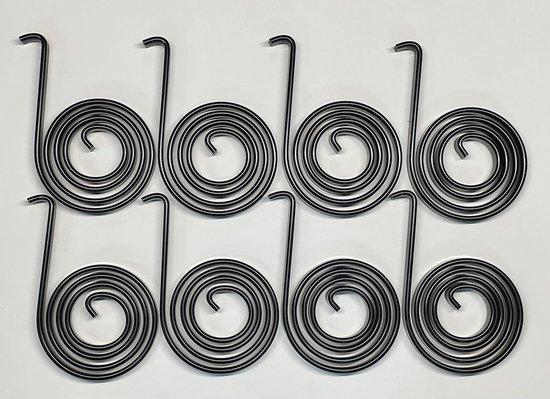 Spiralfeder-Torsionsfedern für Kippwagen und Anhänger - Set mit 8 Stück
