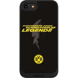 Nivocase Handyhülle für Apple iPhone 7 Hülle NIVOpure Case Schwarz BVB Borussia Dortmund Marco Reus (Apple iPhone 7), Smartphone Hülle, Schwarz