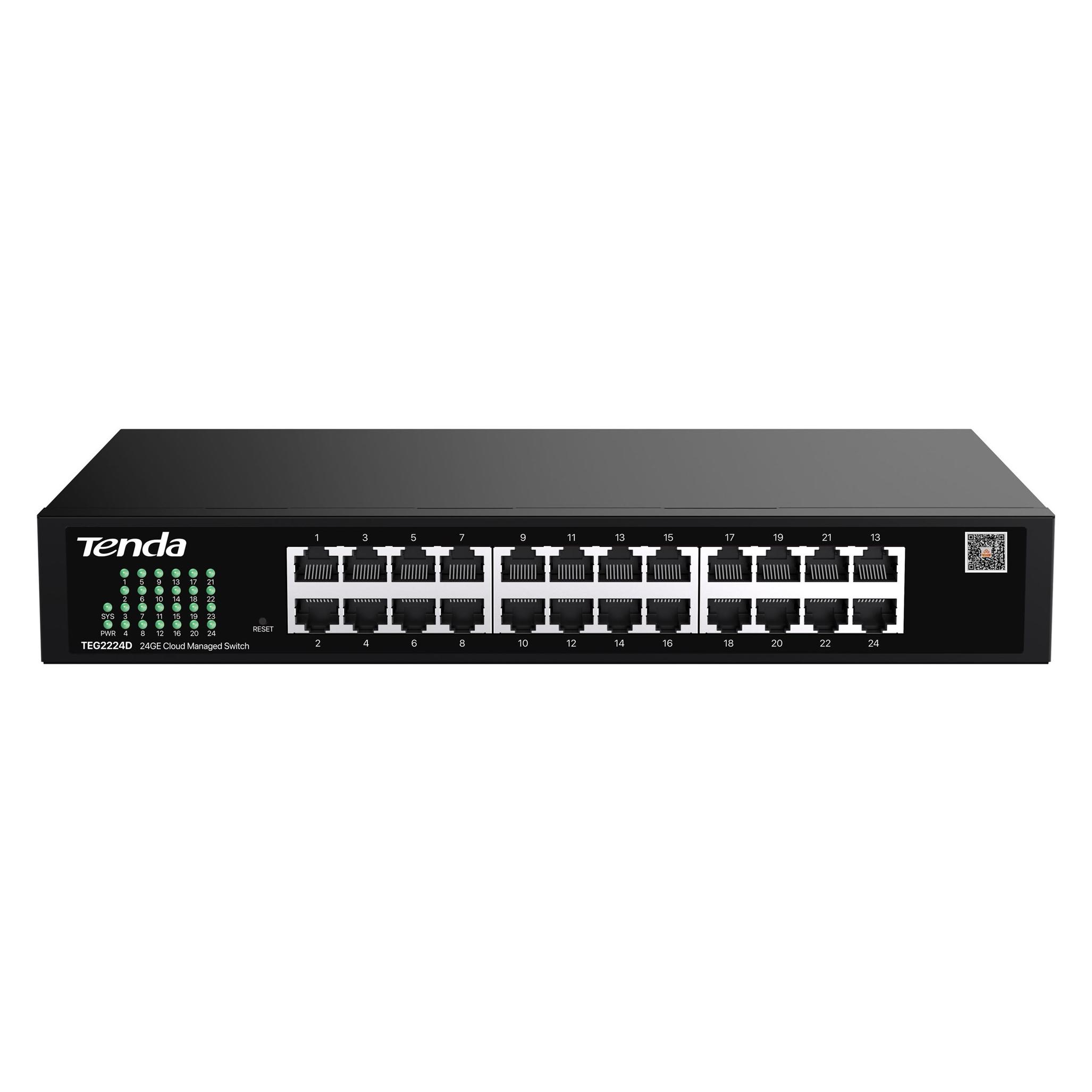 Tenda Switch TEG2224D 24GE Cloud (24 Ports) (TEG2224D)