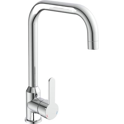 Küchenarmatur WELLTIME "Mallorca", silber (silberfarben), H:32,5cm T:23,5cm, Armaturen