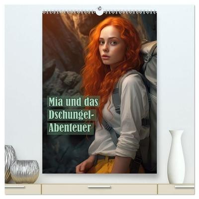 Mia und das Dschungel-Abenteuer (hochwertiger Premium Wandkalender 2027 DIN A2 hoch), Kunstdruck in Hochglanz