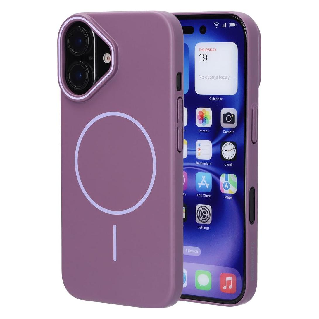 Mobiparts Slim Line Case Apple iPhone 16 (MagSafe Compatible) Imperial Purple (Apple iPhone 16) (MP-139289)