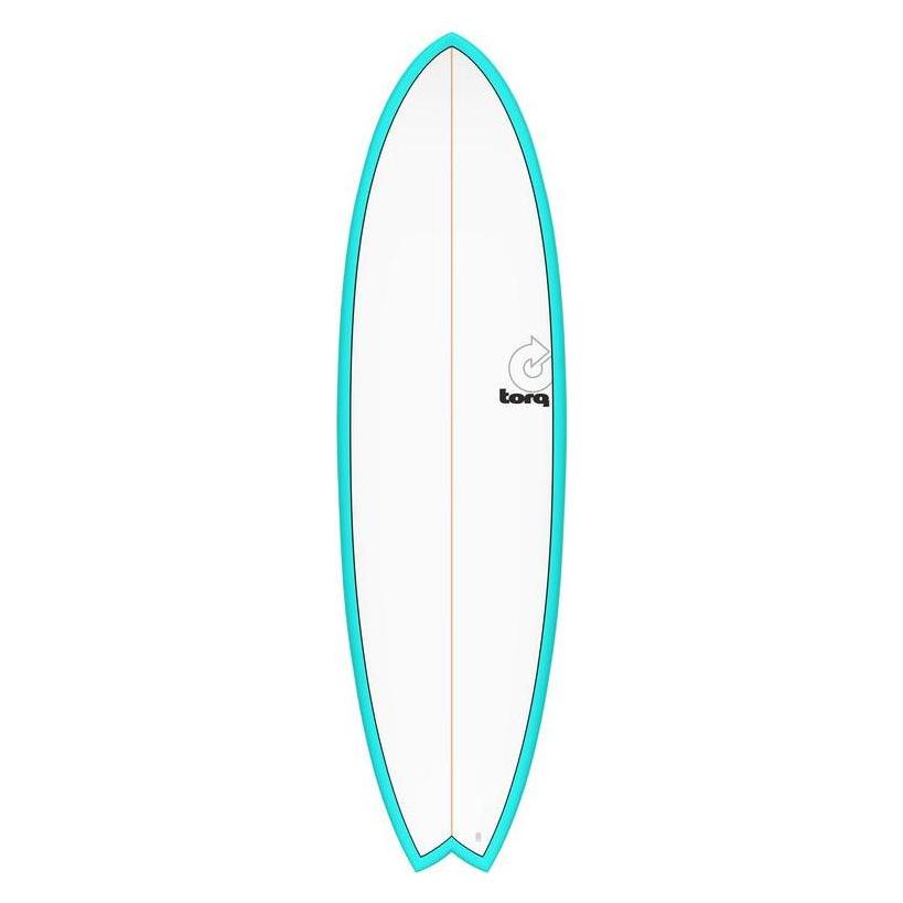 Torq Surfboard Epoxy TET 6.3 MOD Fish Blau Pinline (34148340)