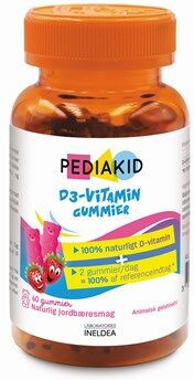 PEDIAKID Gummies Vitamin D3 Kosttilskud 60 stk