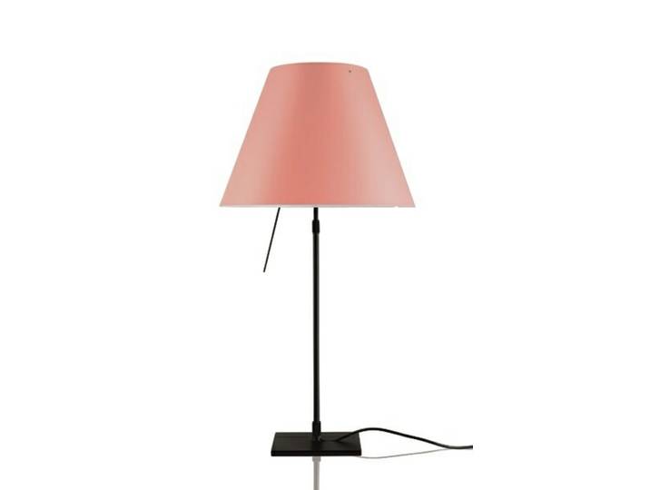Costanza Tischleuchte m/Dimmer Schwarz/Edgy Rosa - Luceplan - Wohnzimmer - Aluminium