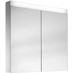 Schneider PATA LED-Spiegelschrank, 2 Türen 45/45cm, 895x120x756mm, Beleuchtung oben dimmbar, 161.090.02.0201, Ausführung: EU-Norm/Korpus weiss/3000K