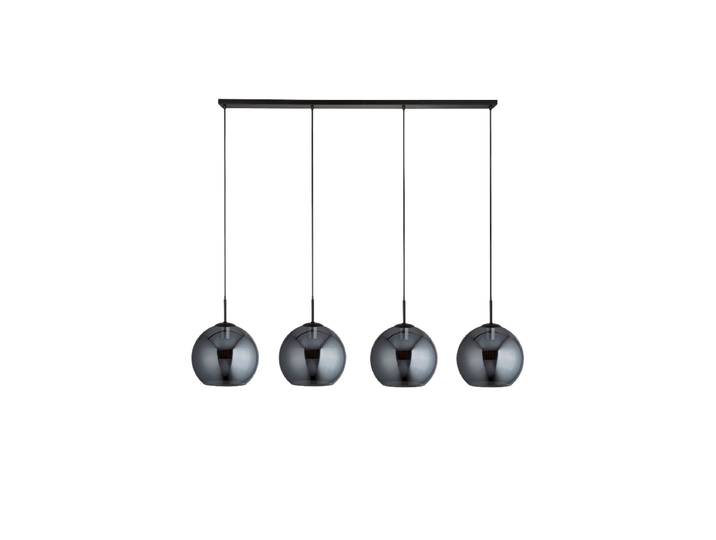 Grosse, dimmbare Design Hängelampe „Amsterdam“ Schwarz Searchlight