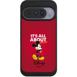 Nivocase Handyhülle für Google Pixel 10 Pro Hülle NIVOpure Case Schwarz Disney Maus Offizielles (Google Pixel 10 Pro), Smartphone Hülle, Schwarz