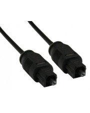 InLine Digitales Audio-Kabel optisch TOSLINK M bis M 2 m Schwarz (89922)