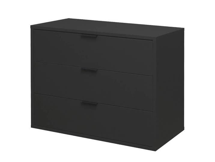 Commode IV 81 x 67 x 45cm Gris/Anthracite