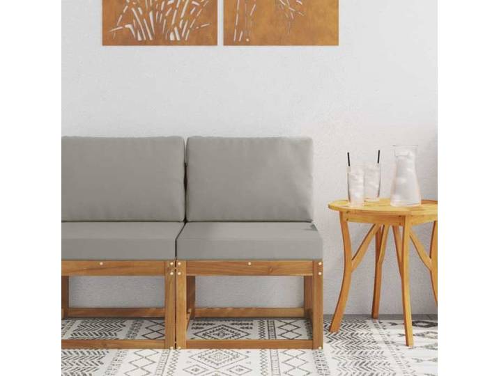 Sofa de milieu extérieur Bois d'Acacia Massif 900455