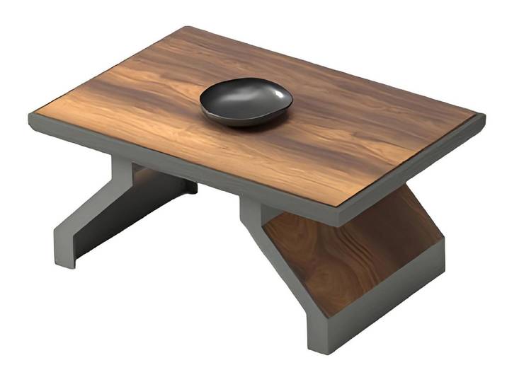 JVmoebel Couchtisch Brauner Holz Couchtisch im modernen Design für gemütliche Wohnräume (Couchtisch), Made in Europa