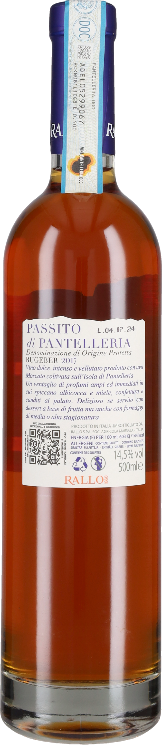 Passito di Pantelleria Rallo 2017