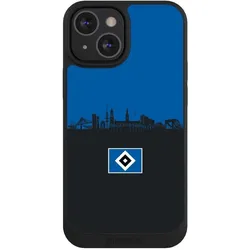 Nivocase Handyhülle für Apple iPhone 13 Mini Hülle NIVOpure Case Schwarz HSV Hamburg Skyline (Apple iPhone 13 mini), Smartphone Hülle, Schwarz