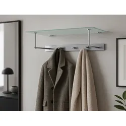 möbel direkt online Metallgarderobe "Catalina" alufarben