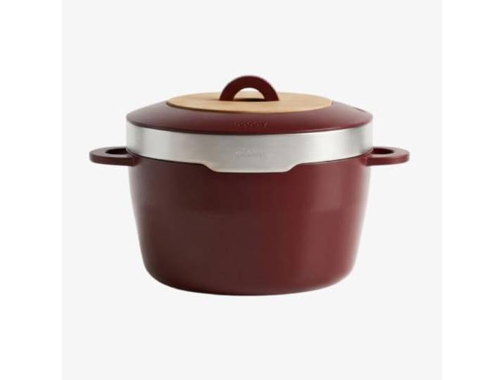 Multi-Kochtopf aus recyceltem Aluminiumguss – 24 cm Ultraleichter Multi-Kochtopf (1,8 kg). Für alle Herdarten geeignet, auch Induktion und Backofen (240 °C).