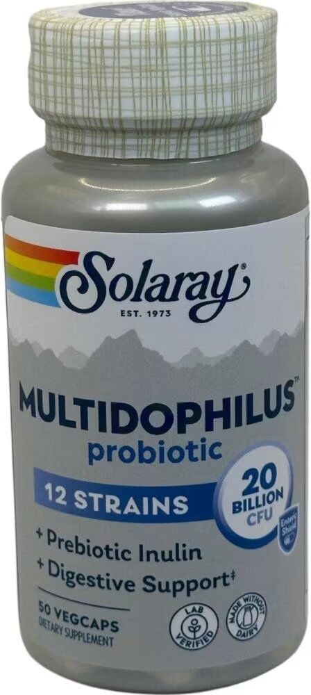Solaray Multidophilus Probiótico 20000 Millones 50 Cápsulas Vegetales Talla Única Unisex