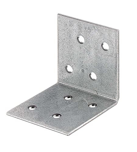 Alberts 330194 hoekverbinder, zinkstaal, zilver, set van 25, 40 x 40 x 40 mm