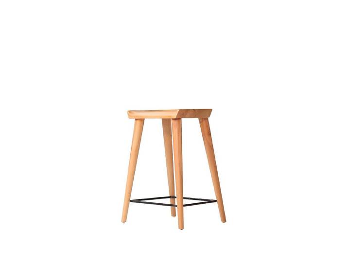 JVmoebel Barhocker Massiver Holzhocker mit stilvollem Design und hoher Stabilität (1 St., Barhocker), Made in Europa